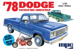 MPC 1978 Dodge D100 Pick-up Model Kit - 1/25 Scale - MPC 901
