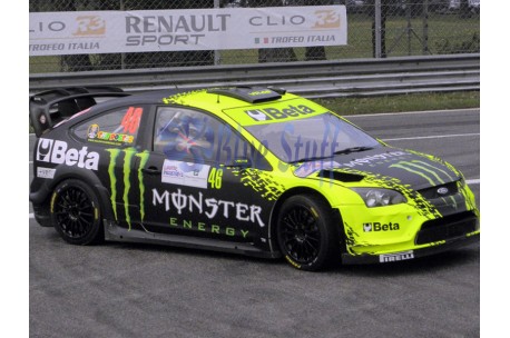 Blue Stuff FORD Focus WRC Valentino Rossi Monza Rally Show 2009 Decals ...