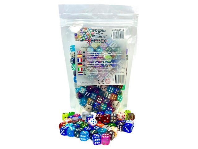 Chessex Pound-O-12mm d6 Dice