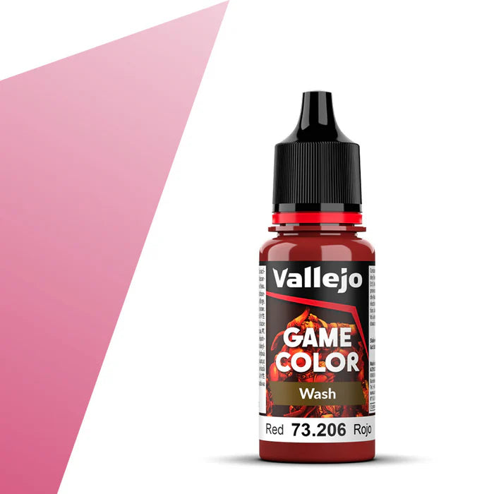 Vallejo Game Color Wash: Red - 18 ml - 73206