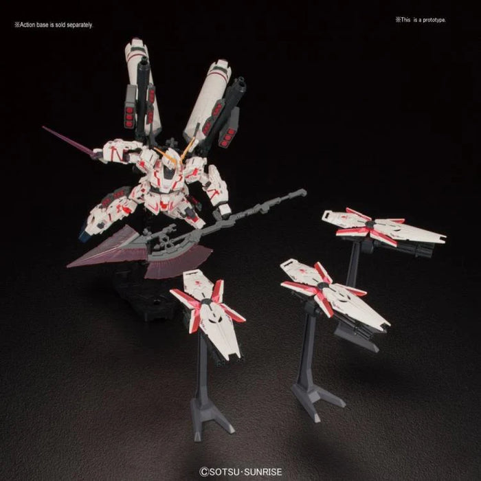 HGUC 199 Full Armor Unicorn Gundam (Destroy Mode) (Red Color Ver.)