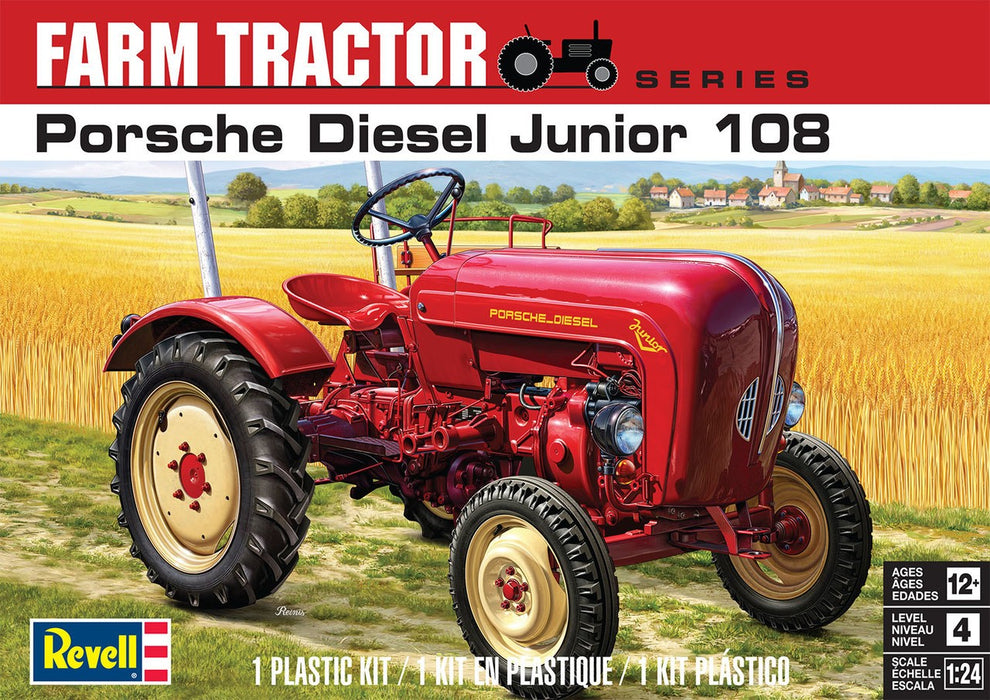 Revell Porsche Diesel Junior 108 Farm Tractor - 1/24 Scale