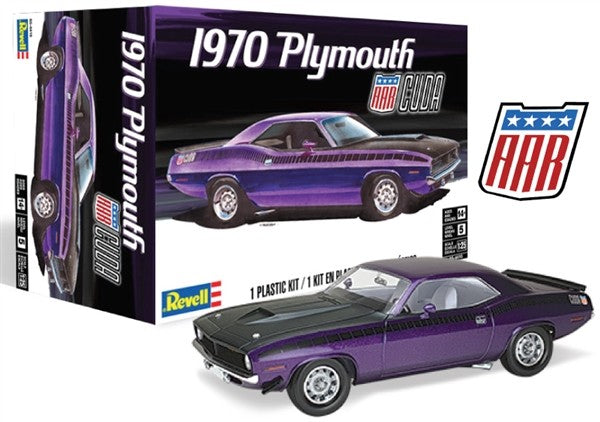 Revell Plymouth AAR Cuda Model Kit - 1/25 Scale