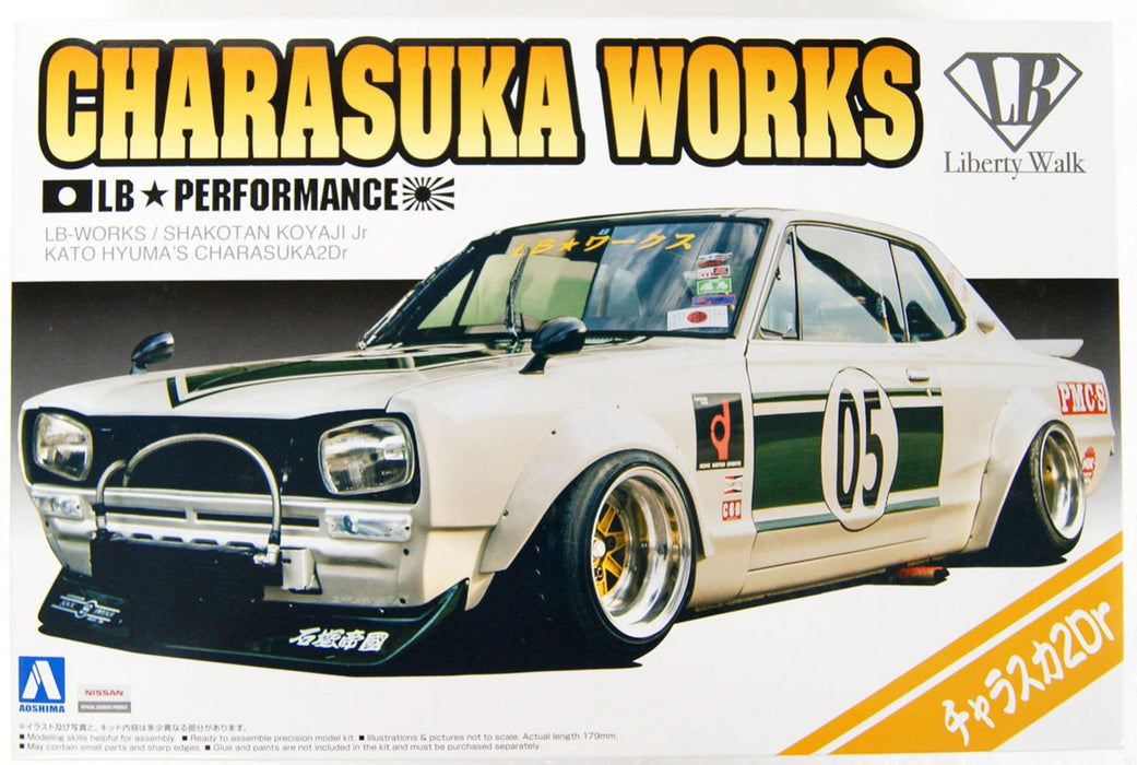 Aoshima Liberty Walk No.14 Charasuka 2 Door - 1/24 Scale