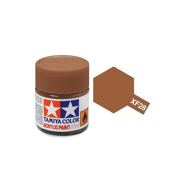 Tamiya Acrylic Mini XF-28 Dark Copper - 10ml Jar