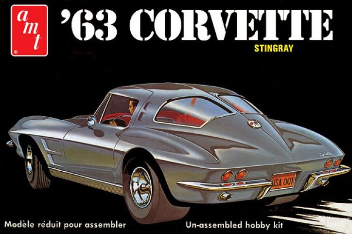 AMT 1963 Chevy Corvette 1/25 Scale Model Kit