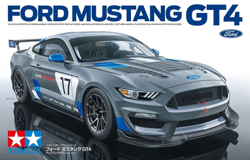 Ford Mustang GT4 Model Kit 1:24 scale model kit