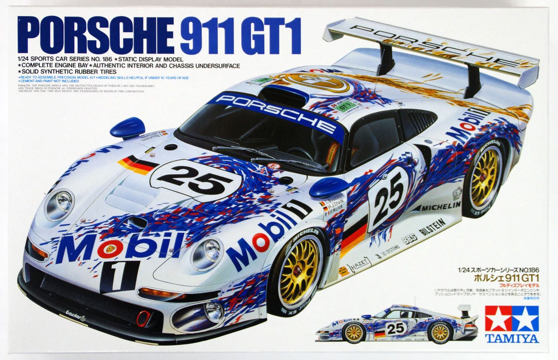 Tamiya Porsche 911 GT1 - 1/24 Scale Model Kit