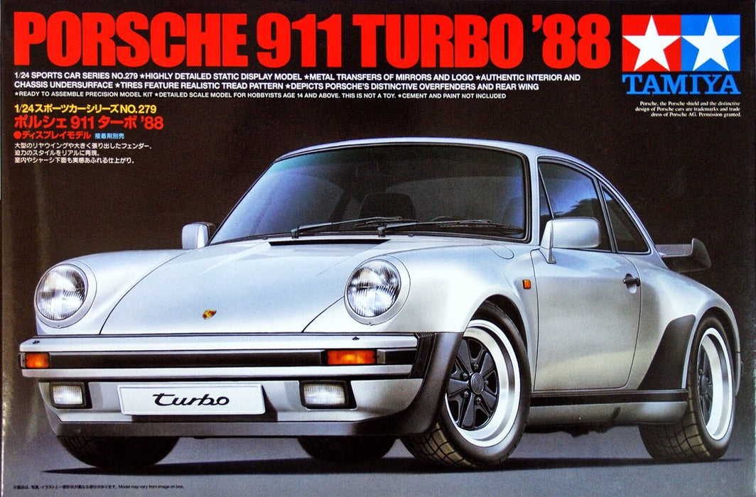 Porsche 911 Turbo '88 1:24 Scale