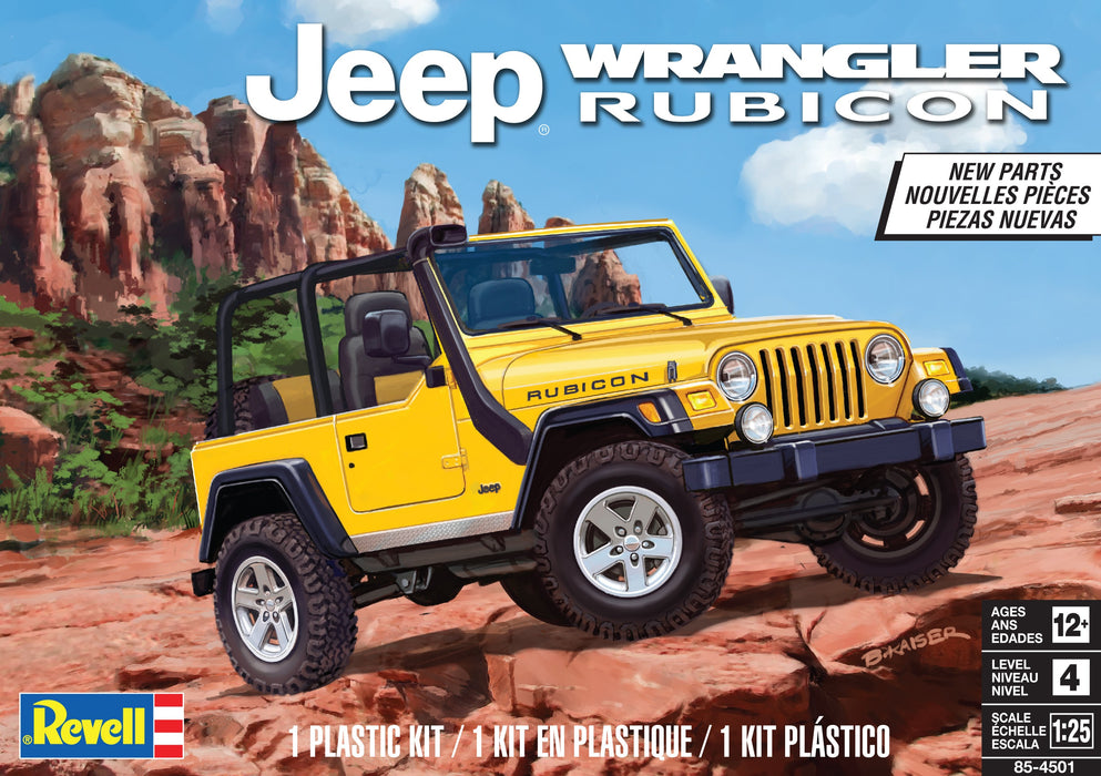 Revell Jeep Wrangler Rubicon - 1/25 Scale