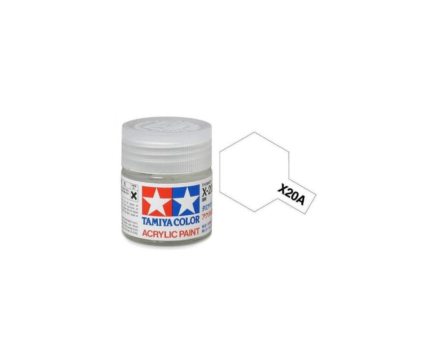 Tamiya Acrylic Mini X-20A Thinner - 10ml Jar