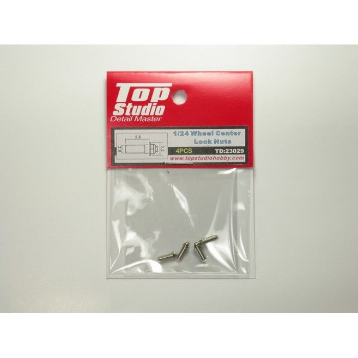 Top Studio 1/24 Wheel Center Lock Nuts