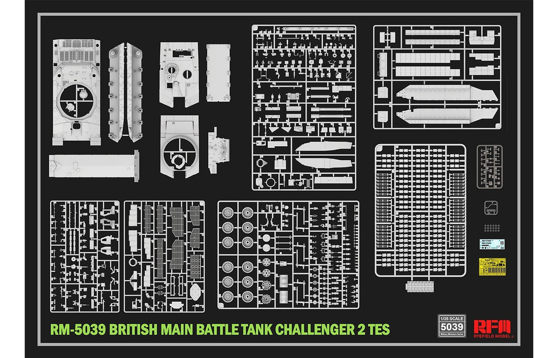 RFM Challenger 2 TES British Main Battle Tank - 1/35 Scale Model Kit