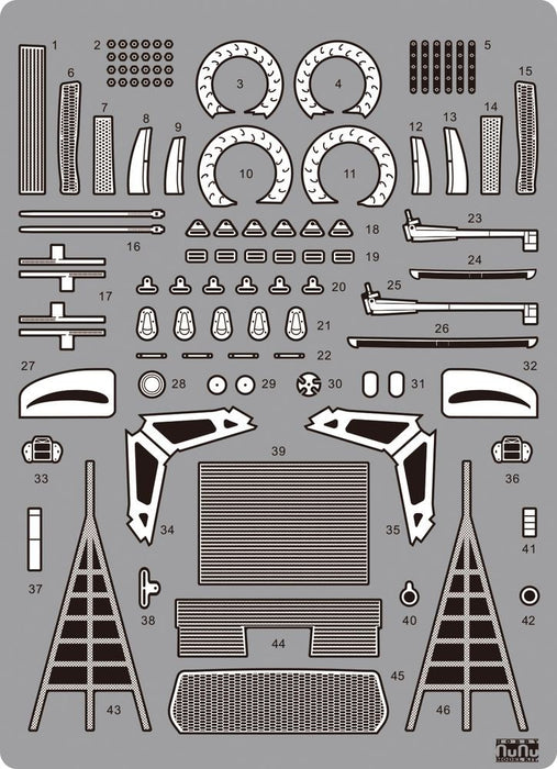 Platz BMW M6 GT3 2018 Macau GP Winner Detail-Up Parts - 1/24 Scale