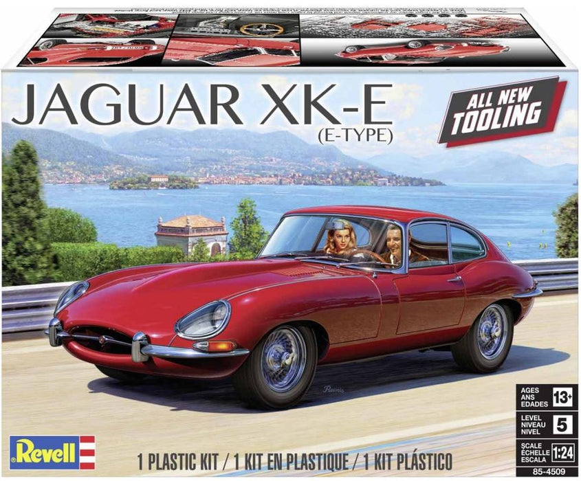 Revell Jaguar XK-E (E-Type) Coupe (New Tool) - 1/24 Scale Model Kit