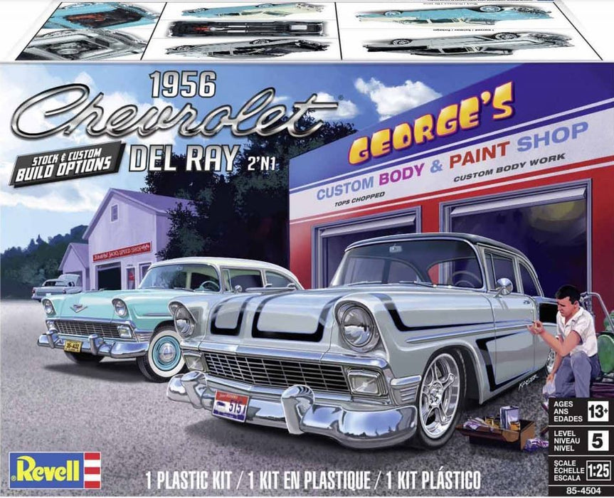 Revell 1956 Chevrolet Del Ray (2 in 1) - 1/25 Scale Model Kit