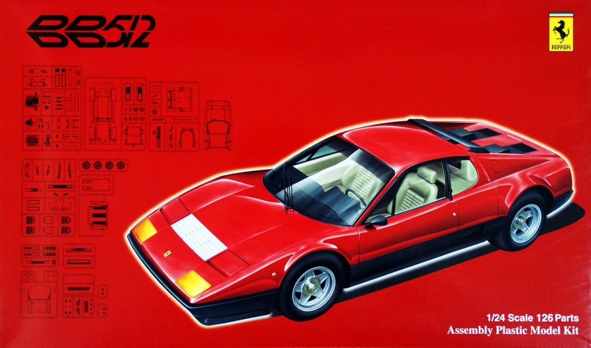 Fujimi Ferrari 512 BB - 1/24 Scale Model Kit