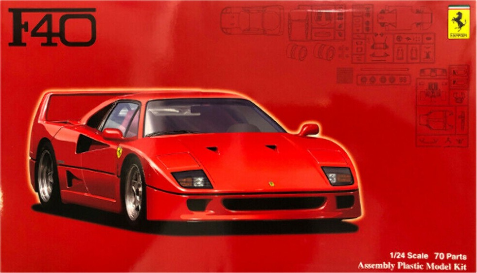 Fujimi Ferrari F40 - 1/24 Scale Model Kit