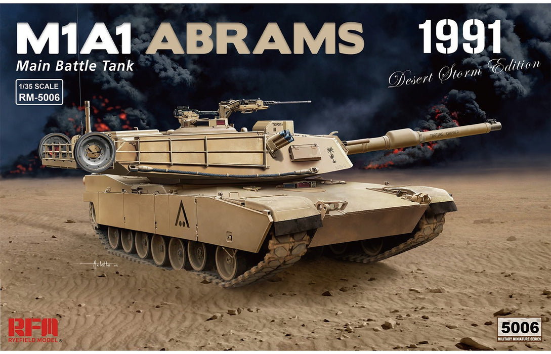 RFM M1A1 ABRAMS 1991 - 1/35 Scale Model Kit