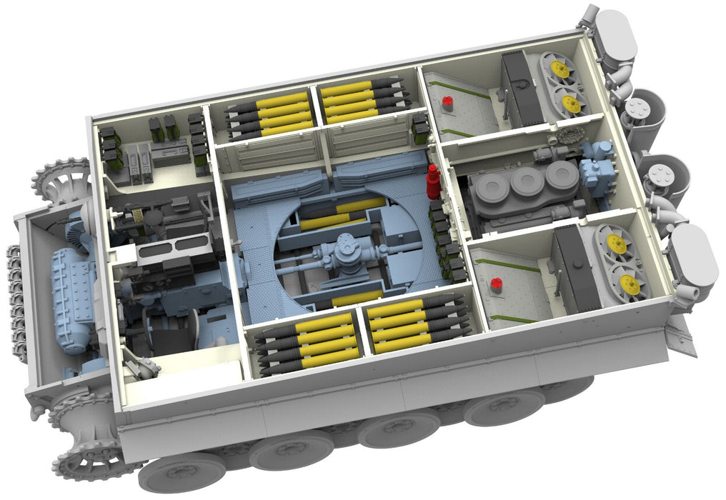 RFM Tiger I Early w/ Full Interior & Clear Parts - 1/35 Scale Model Kit