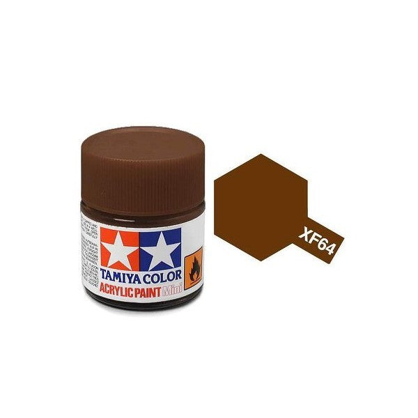 Tamiya Acrylic Mini XF-64 Red Brown - 10ml Jar