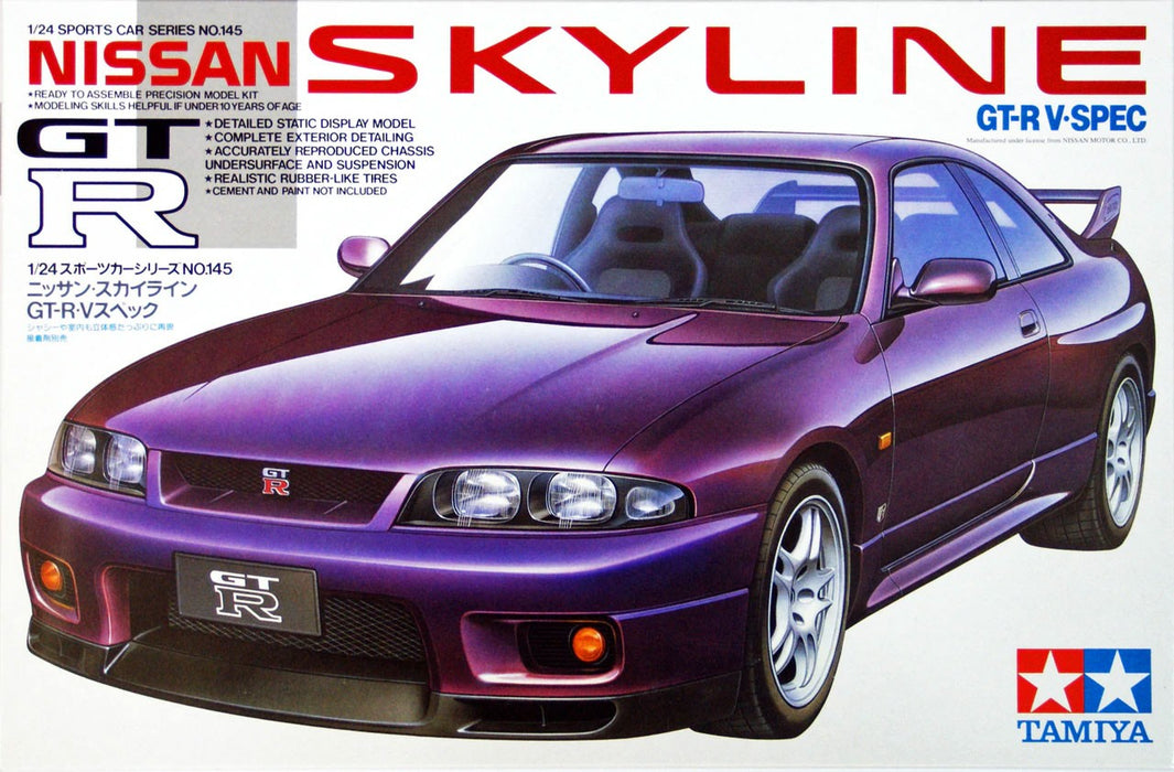 Tamiya Nissan Skyline Gt-R V.Spec - 1/24 Scale Model Kit