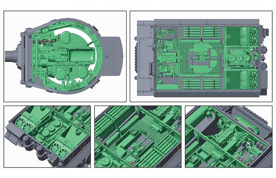 RFM Tiger I Early w/ Full Interior - 1/35 Scale Model Kit