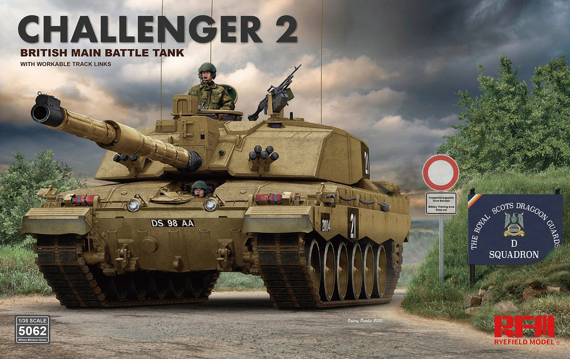 RFM Challenger 2 British Main Battle Tank - 1/35 Scale Model Kit