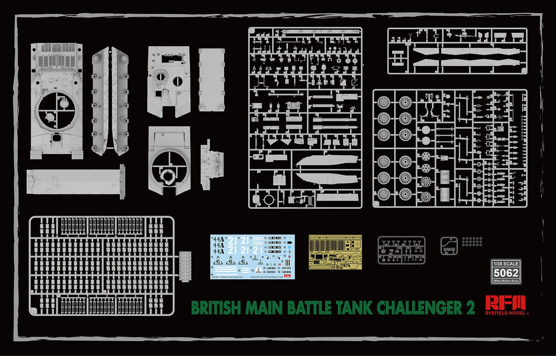 RFM Challenger 2 British Main Battle Tank - 1/35 Scale Model Kit