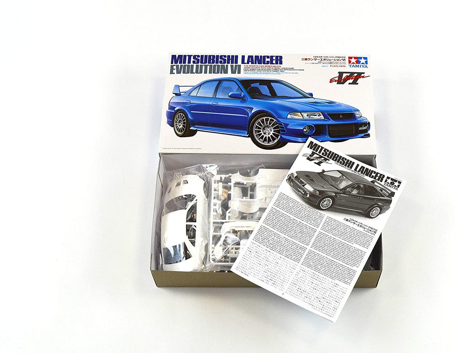 Tamiya Mitsubishi Lancer Evolution Vi - 1/24 Scale Model Kit