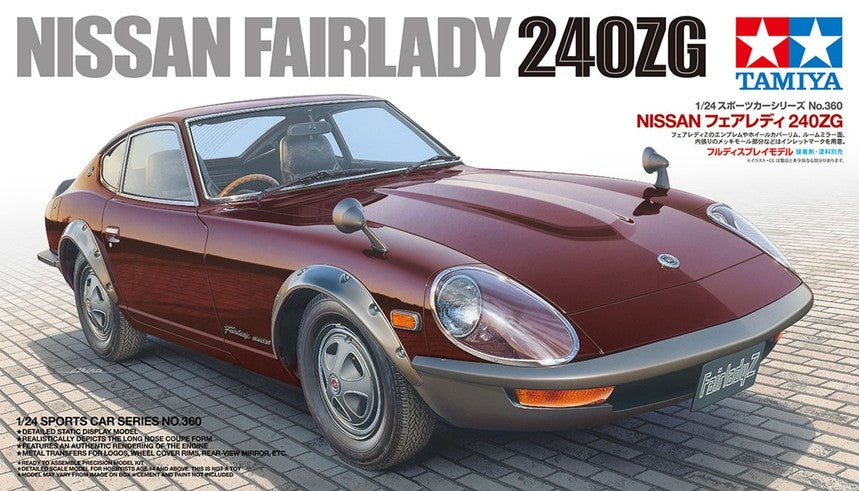 Tamiya Nissan Fairlady 240ZG - 1/24 Scale Model Kit