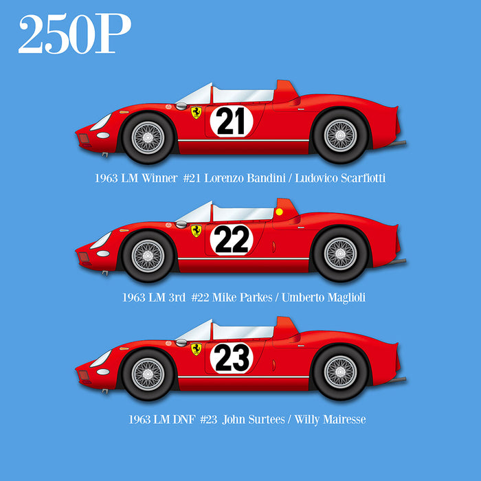 1/12 Scale Model Kit: Ferrari 250P & 275P Full Detail - Le Mans Champions