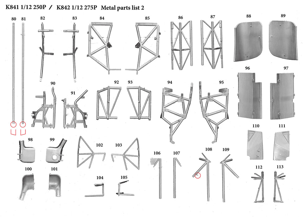 1/12 Scale Model Kit: Ferrari 250P & 275P Full Detail - Le Mans Champions