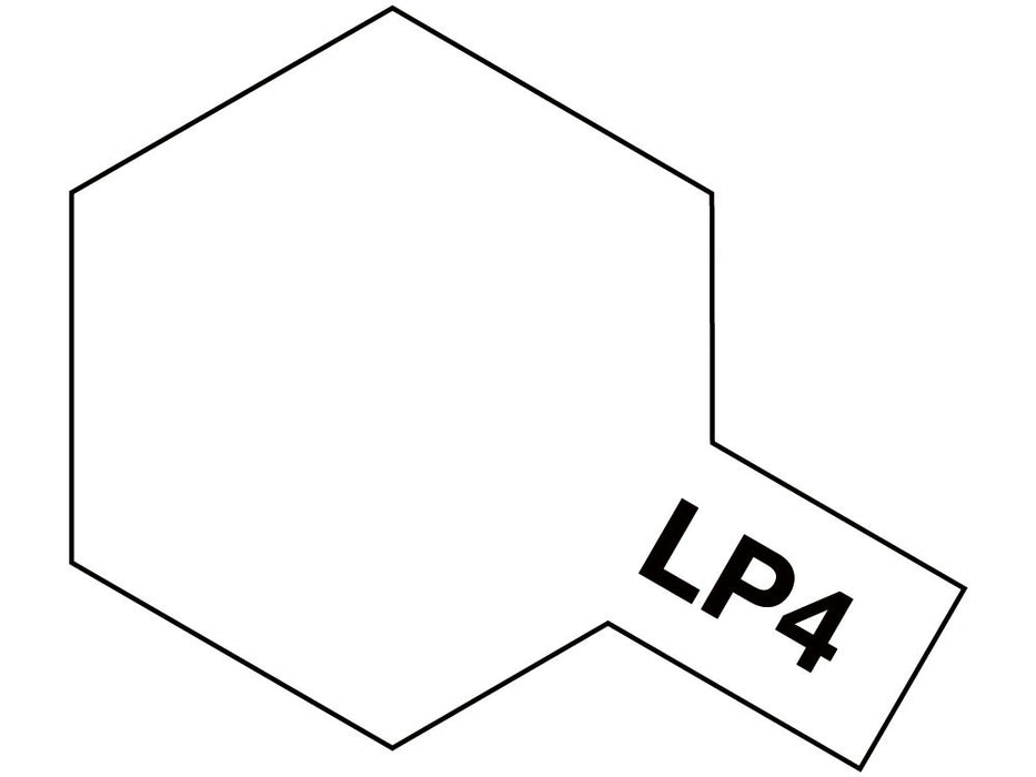 Tamiya Lacquer LP-4 Flat White - 10ml Jar