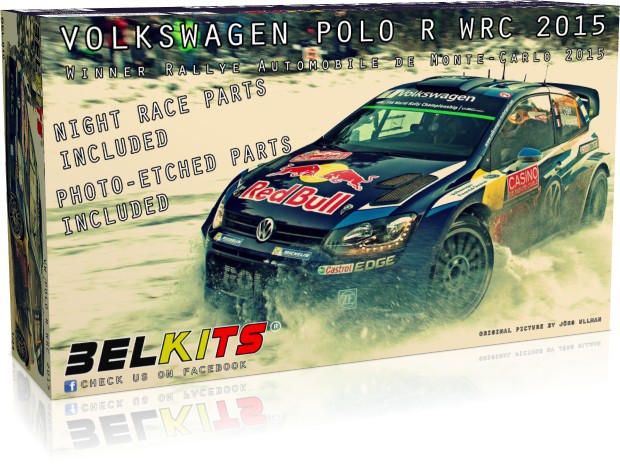 Belkits Volkswagen Polo R WRC 2015 - 1/24 Scale