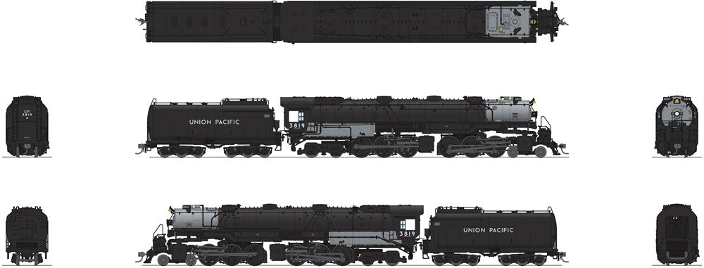 Broadway-Limited UP Early Challenger (CSA-2), No. 3819 - HO Scale