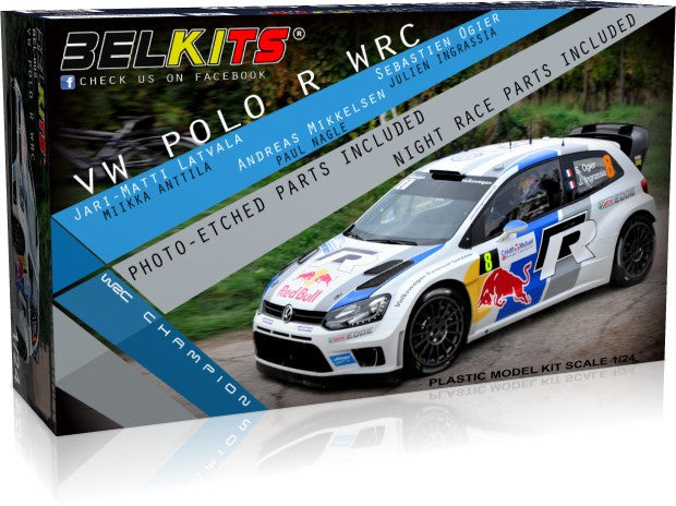 Belkits Volkswagen Polo WRC Red Bull 2013 - 1/24 Scale