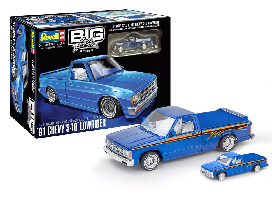 1991 Chevy S10 Lowrider w/Small Die Cast Truck 1/25