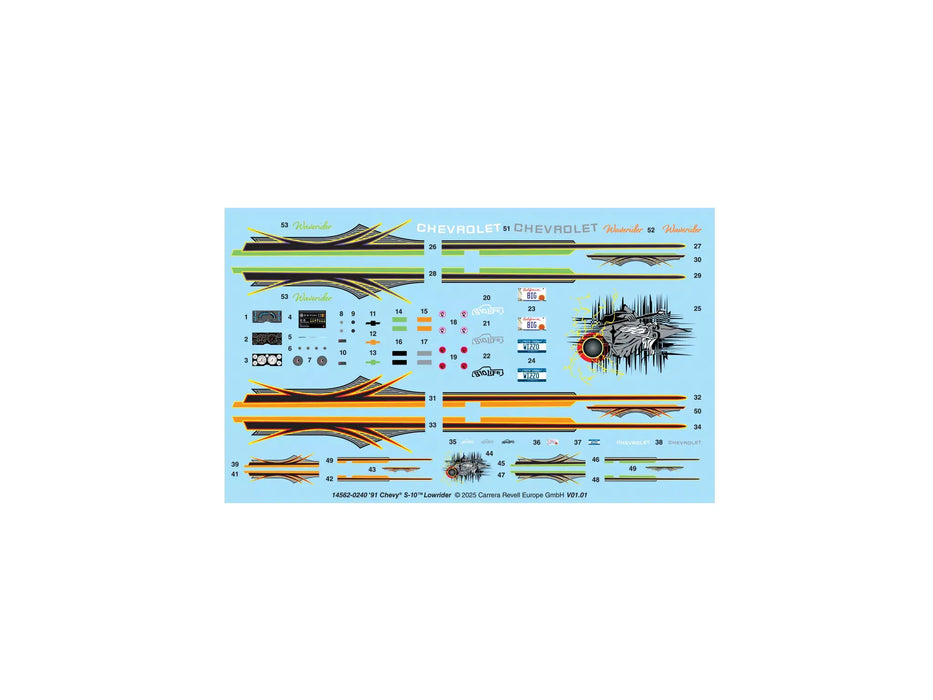 1991 Chevy S10 Lowrider w/Small Die Cast Truck 1/25