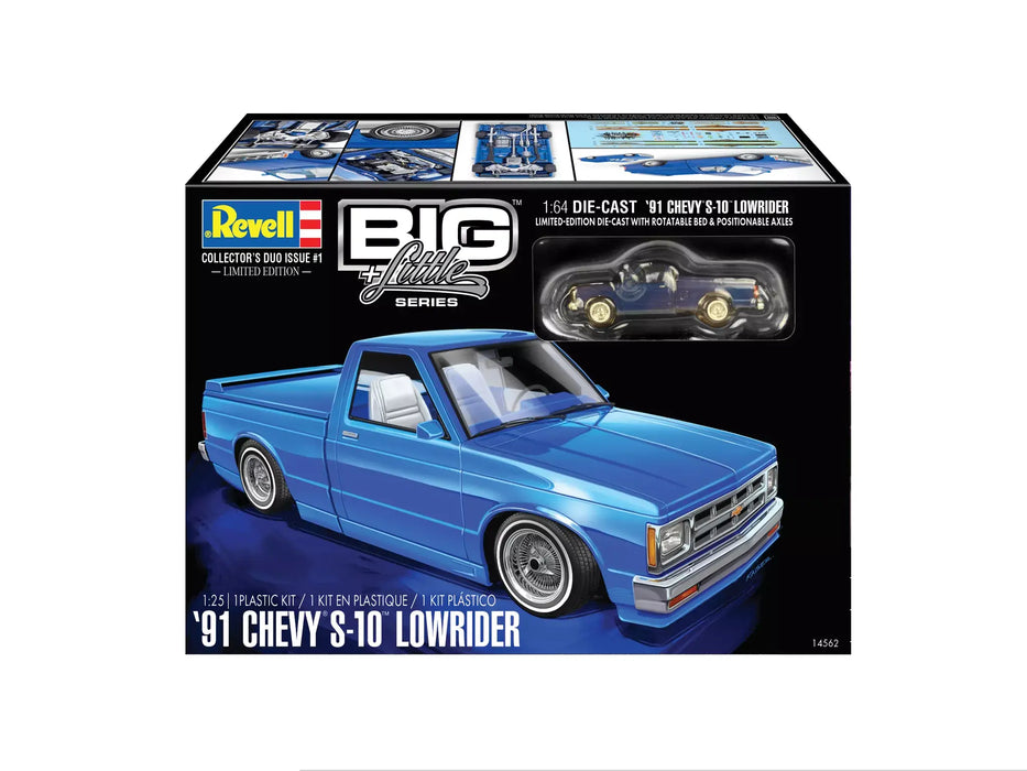 1991 Chevy S10 Lowrider w/Small Die Cast Truck 1/25