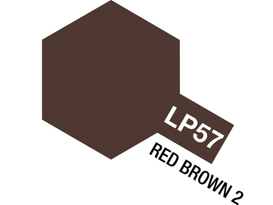 Tamiya Lacquer LP-57 Red Brown 2 - 10ml Jar