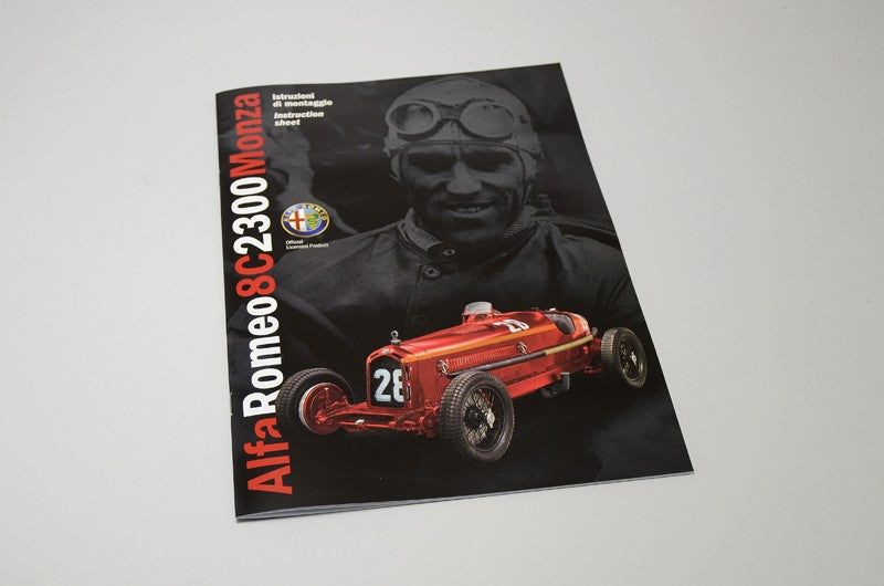 Italeri Alfa Romeo 8C 2300 Monza Tazio Nuvolari - 1/12 Scale Model Kit