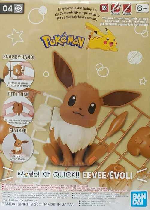 Bandai Eevee Pokemon Model Kit