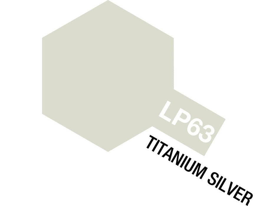 Tamiya Lacquer LP-63 Titanium Silver- 10ml Jar