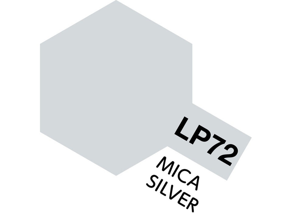 Tamiya Lacquer LP-72 Mica Silver - 10ml Jar