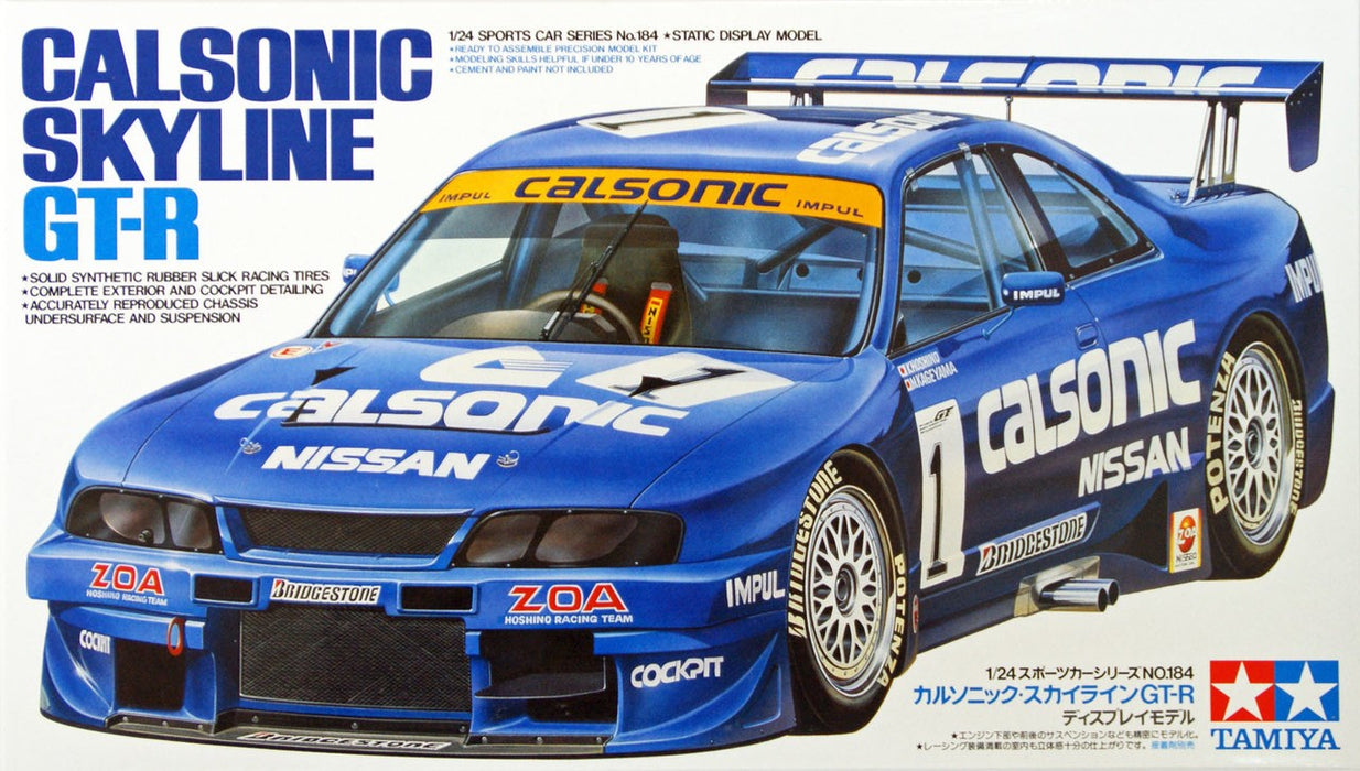 Tamiya Calsonic Skyline GT-R - 1/24 Scale Model Kit