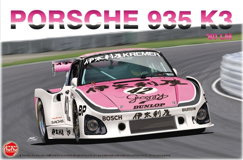 Platz NuNu Porsche 935 K3 '80 LM - 1/24 Scale  Model Kit