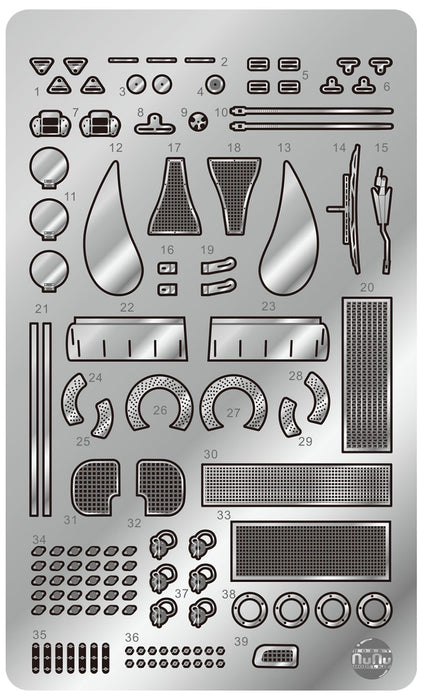 Platz NuNu Detail-Up Parts for 1/24 PORSCHE 935 K3 '80 LM