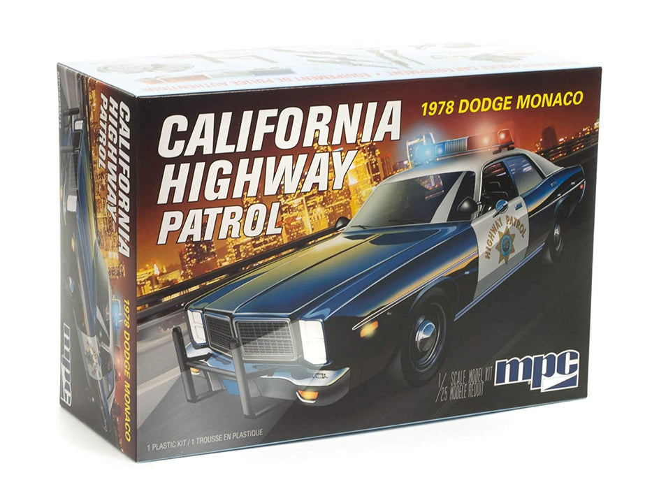 MPC 1978 Dodge Monaco California Highway Patrol - 1/25 Scale Model Kit