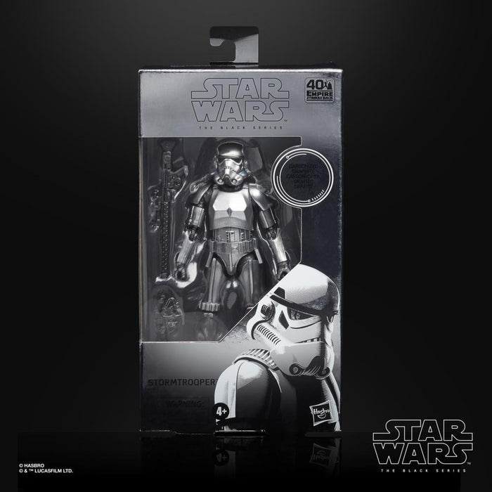 Hasbro Star Wars Carbonized Stormtrooper Black Series Figure